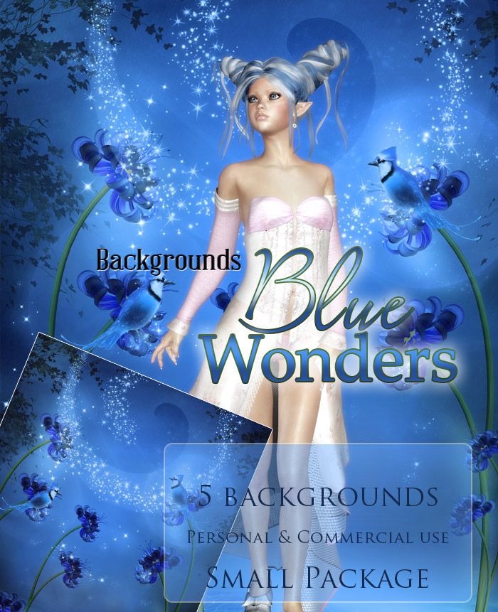 Blue Wonders Backgrounds