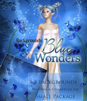 Blue Wonders Backgrounds