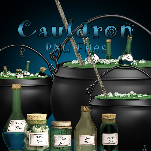 Cauldron Witch pot
