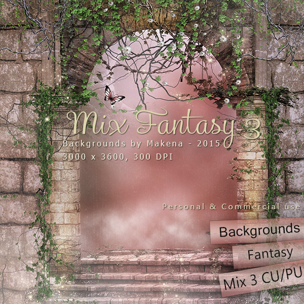 Mix 3 Fantasy backgrounds