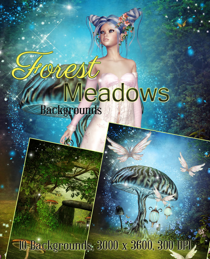 Forest Meadows Backgrounds