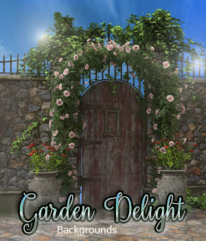 Garden Delight backgrounds