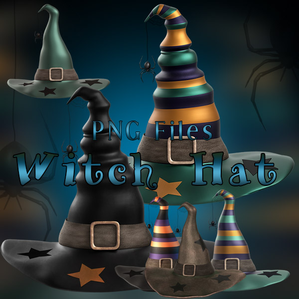 Witch Hats png files