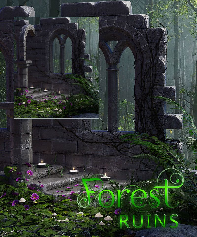 Forest Ruins Backgrounds