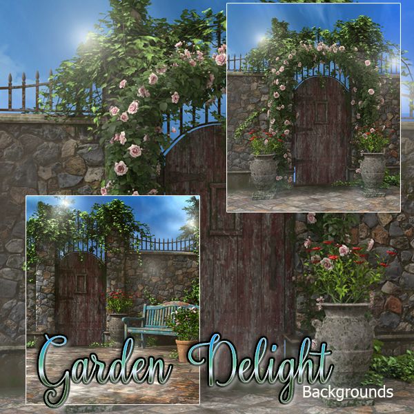 Garden Delight Backgrounds
