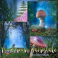 Mushroom Fairytale backgrounds