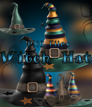 Witch Hats png files